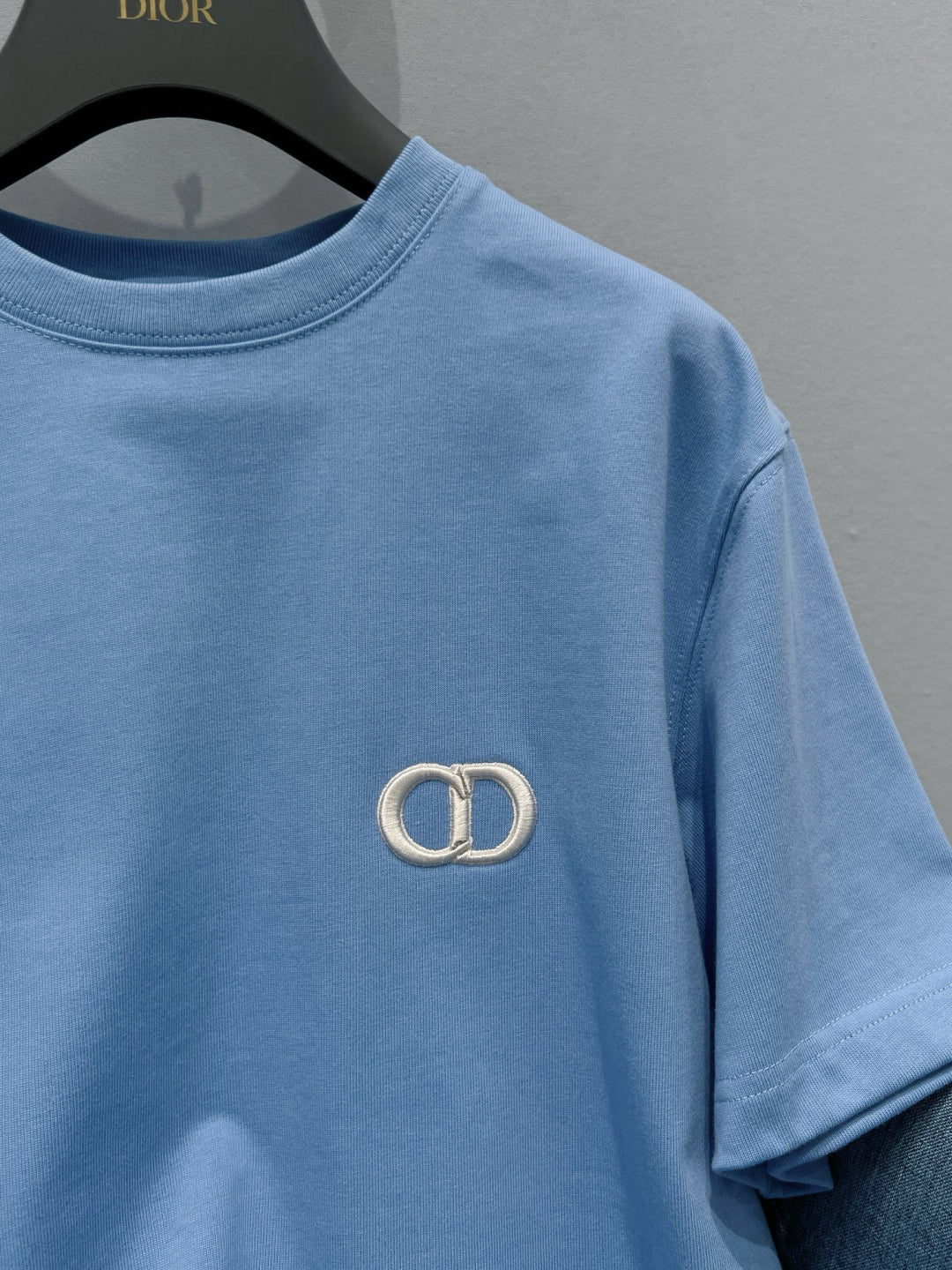 CD 25 T-shirt Blue Cotton