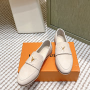 LV 26ss Loafers Beige Suede 657817