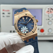 Audemars Piguet Royal 33mm Blue Dial Blue Crocodile Leather