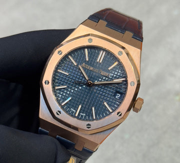 Audemars Piguet Royal Oak Selfwinding 41mm 15510OR Leather Strap