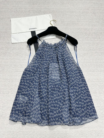 CC 25 Camisole Blue Silk