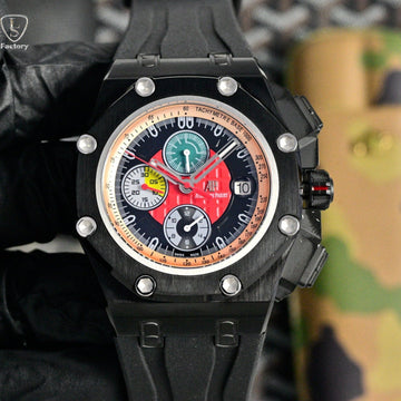 Audemars Piguet Royal Oak Chronograph 41mm Black Case Multicolor Dial