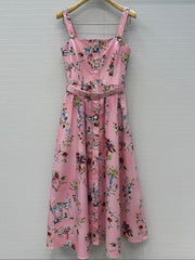 Dior 2026 Print Slip Dress Cotton 401997