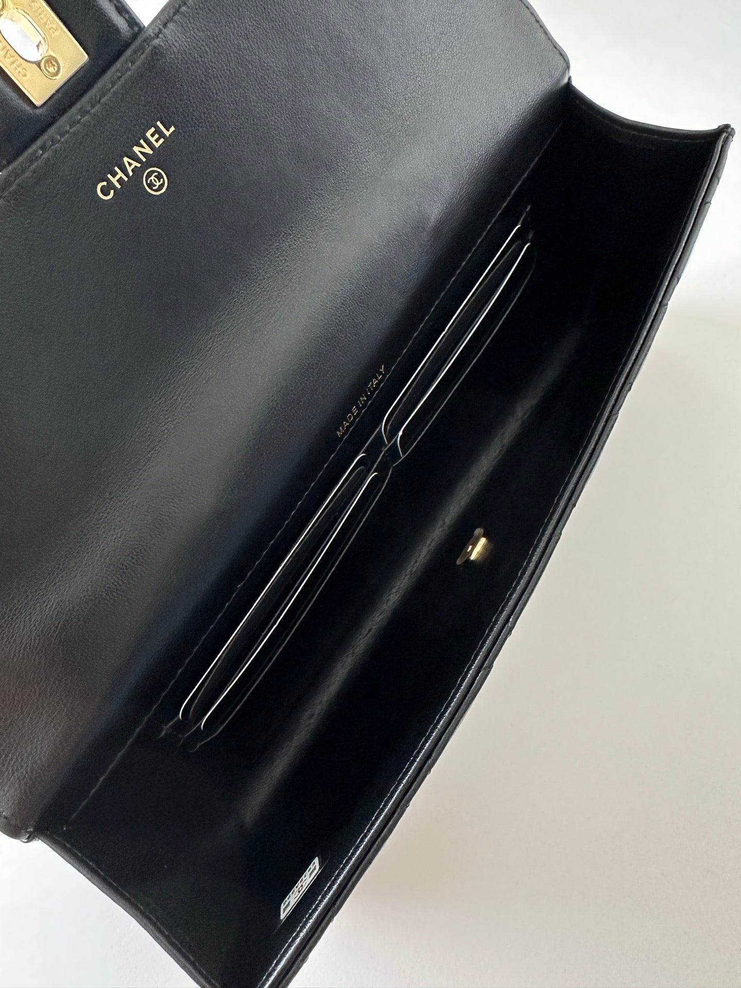 Chanel 2026 Long Top Handle Clutch 25cm Lambskin