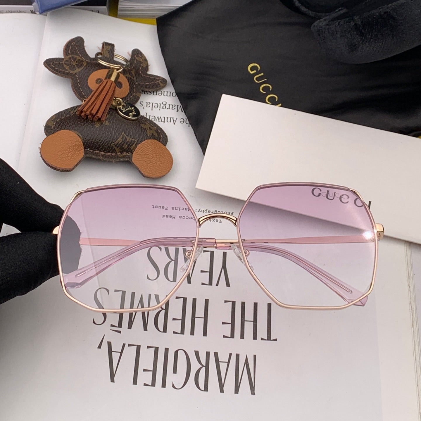 SPECIALIZED FIT ROUND-FRAME SUNGLASSES 8660 IN METAL
