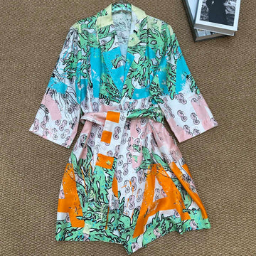Chanel 2026 Pattern Bathrobe Silk 401670