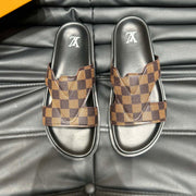 LV OASIS MULE IN CHOCOLATE BROWN DAMIER CALFSKIN