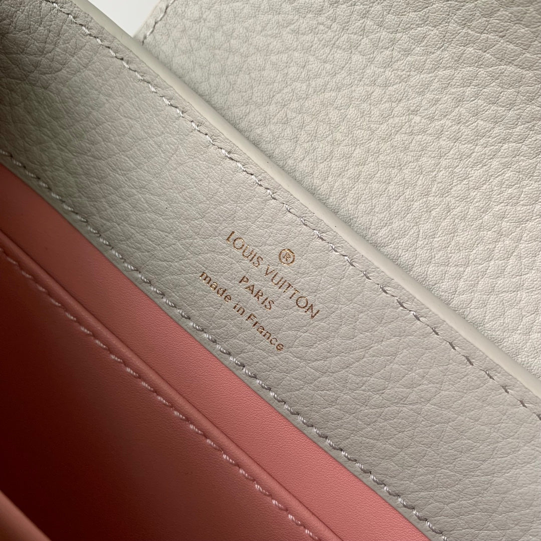 CAPUCINES MINI 21 ROCK GREY TAURILLON GOLD HARDWARE