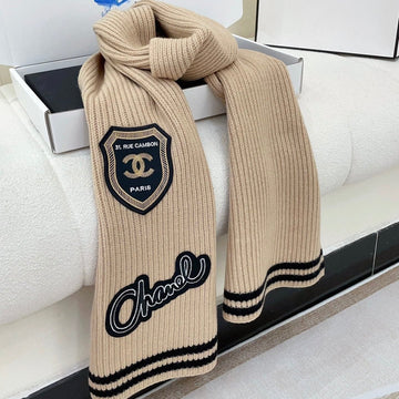 CC Scarf 180 CM In Beige Cashmere 405083