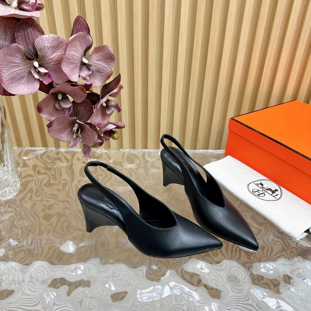 HM Intime 75 Pump Black Lambskin 957093