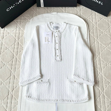 CC 25 Pearl Mesh Top White Wool 237299