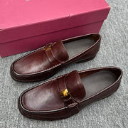 LV LOAFER IN DEEP BROWN CALFSKIN