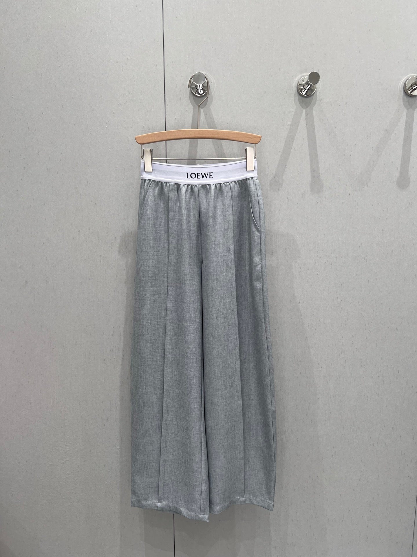 Loewe 25 Print Ribbed Waist Trousers Cotton