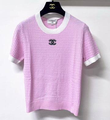 Chanel 2026 Pink Short-Sleeved Shirt Tencel 310322
