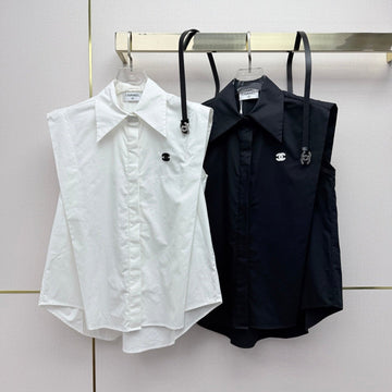Chanel 2026 Sleeveless Shirt Cotton 400194