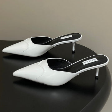 Alaia 2026 Mules 65mm Patent Leather 777413