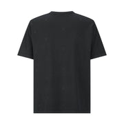 LV Minimalist Design T- shirt Black Coton Spandex