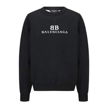 Balenciaga 25 Sweater Black Wool 0002