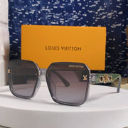 SQUARE SUNGLASSES 573318 IN GREEN ACETATE GREY SMOKE LENS
