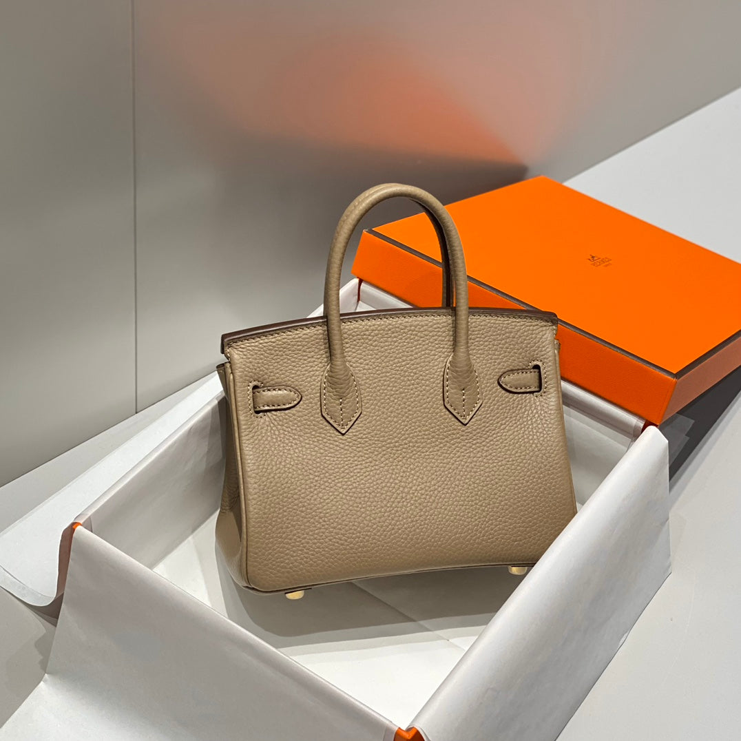 HM Birkin 20cm Gris Tourterelle Togo Leather Gold Hardware