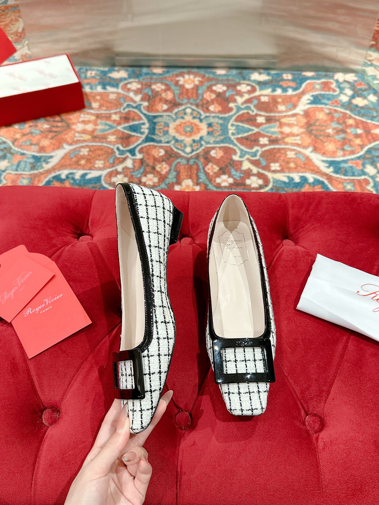 Viv Flats Shoe White Original Custom Material 247134