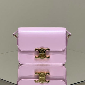 MINI CLAUDE 22 SHINY CALFSKIN LIGHT PINK