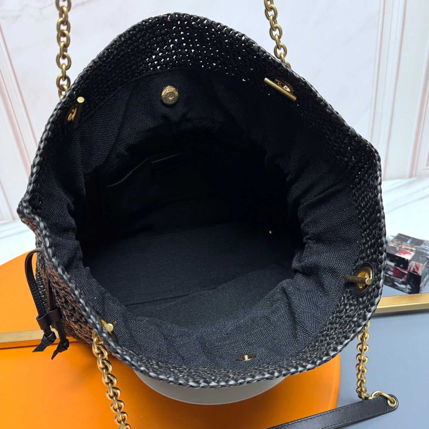 YSL 2026 Jamie Shopping Bag 29cm Suede And Calfskin
