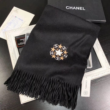 CC Scarf 200 CM In Black Cashmere 287466