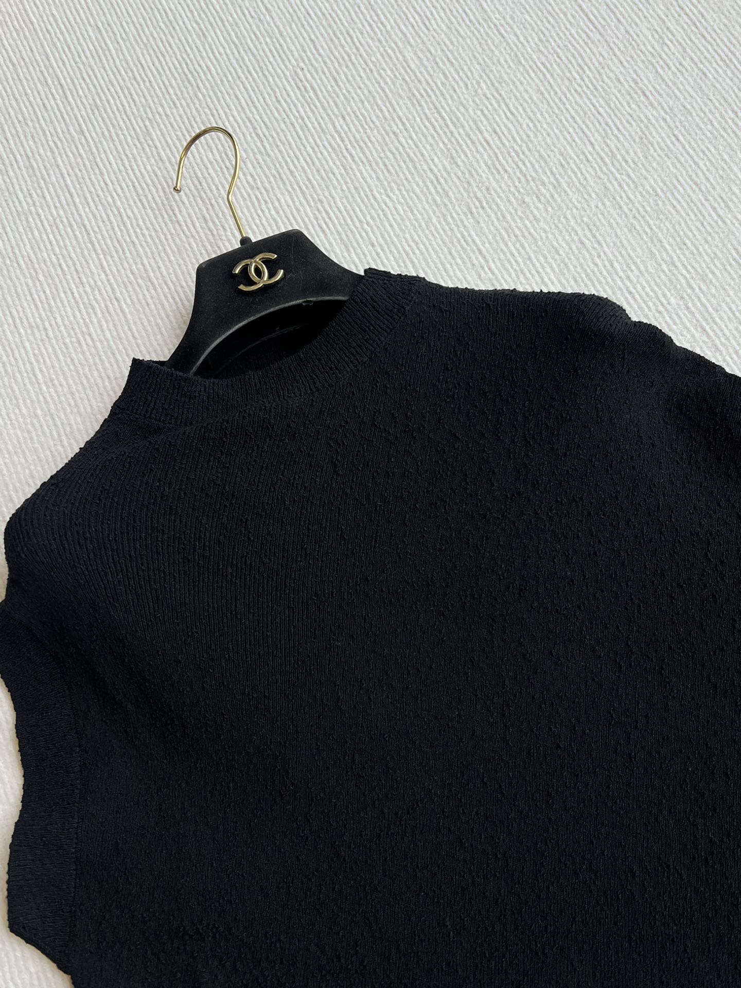 Fendi 25 Asymmetric Hem Cape-sleeved Crewneck Jumper Black Viscose