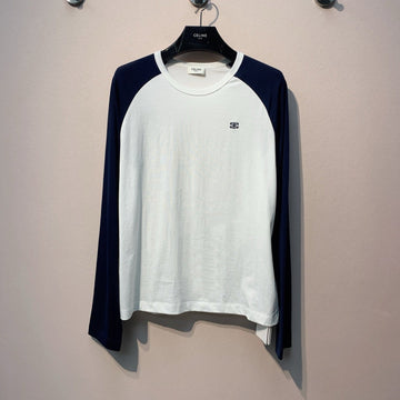 Celine 25 Sweater White Mix Black Cotton 301615