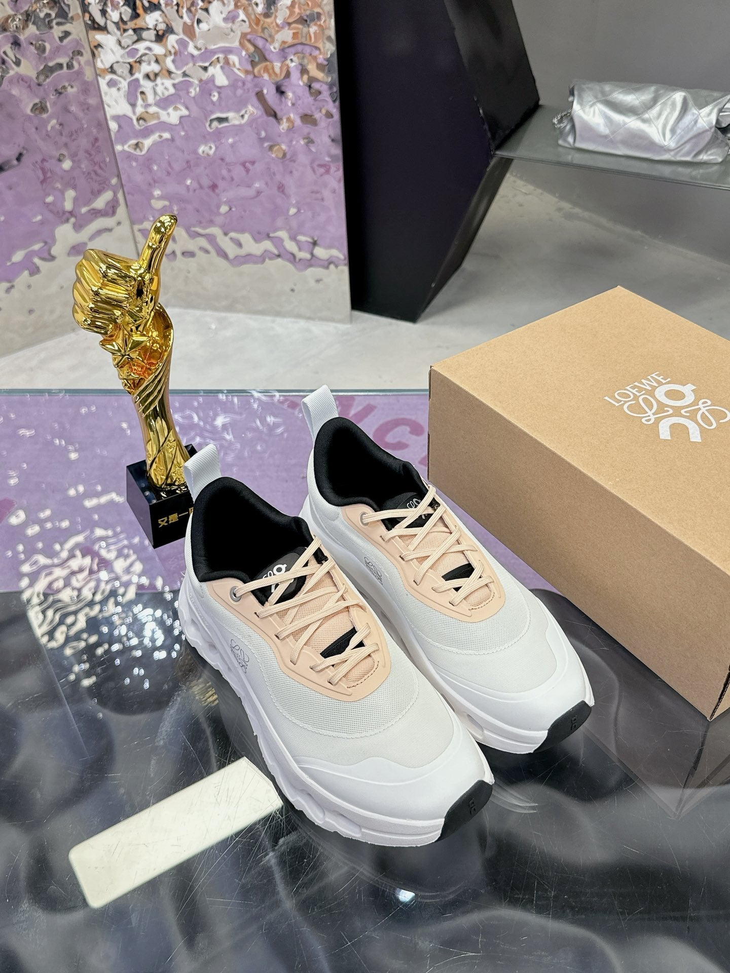 Loewe x Running Cloudtilt2.0 Sneaker White Calfskin 217643