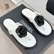CC 26 Camellia Thong Sandal Sheepskin