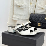 CC 26s High Heeled Sandals 45 White Patent Leather 643029