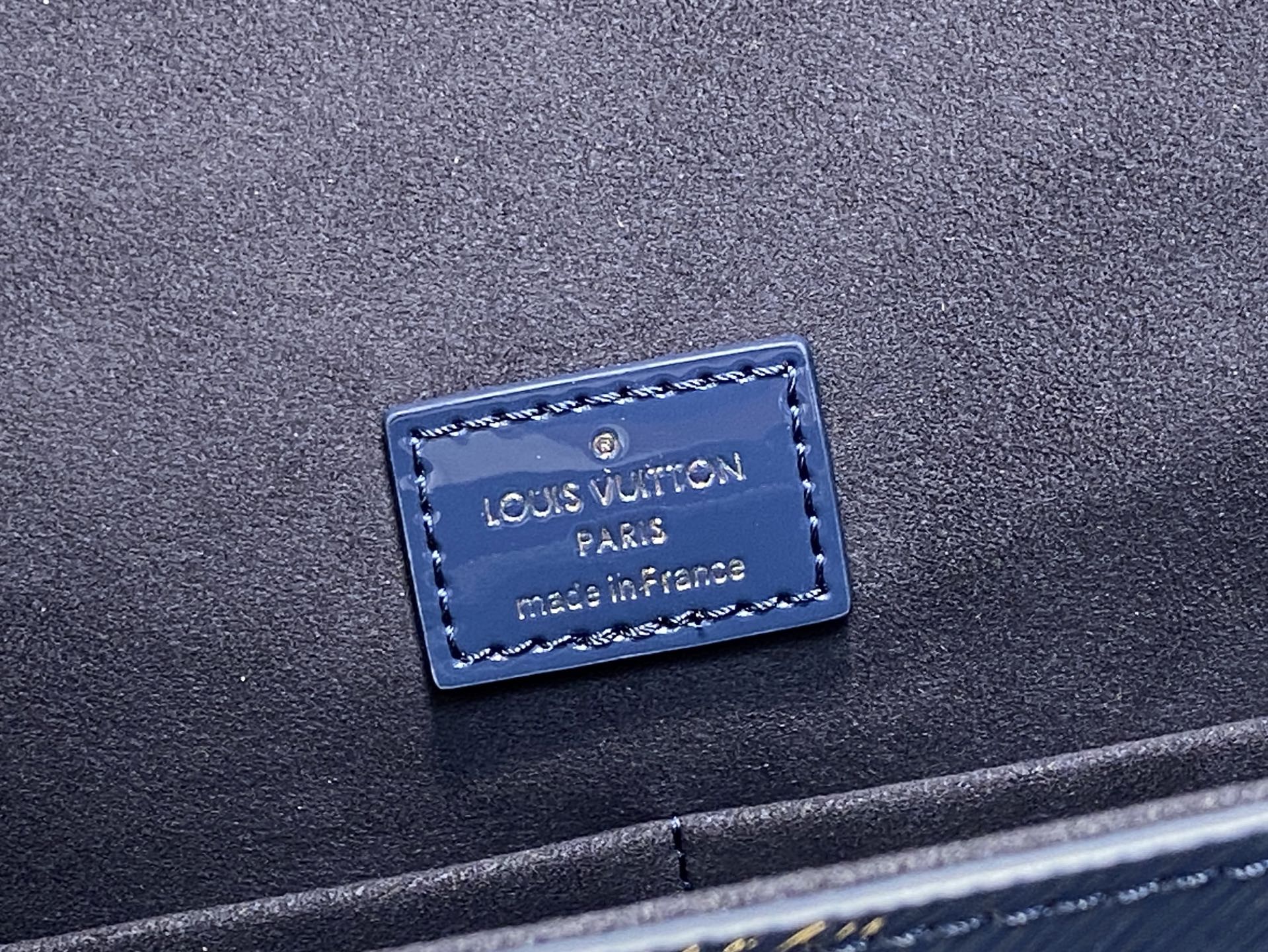 LV Cluny Bag Sapphire Blue  Epi leather