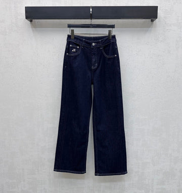 Chanel 2026 Denim Trouser Blue Cotton 355950