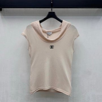 Chanel 2026 Knit Vest Beige Wool 638685