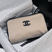 Chanel 2026 Toiletry Bag 22cm Canvas