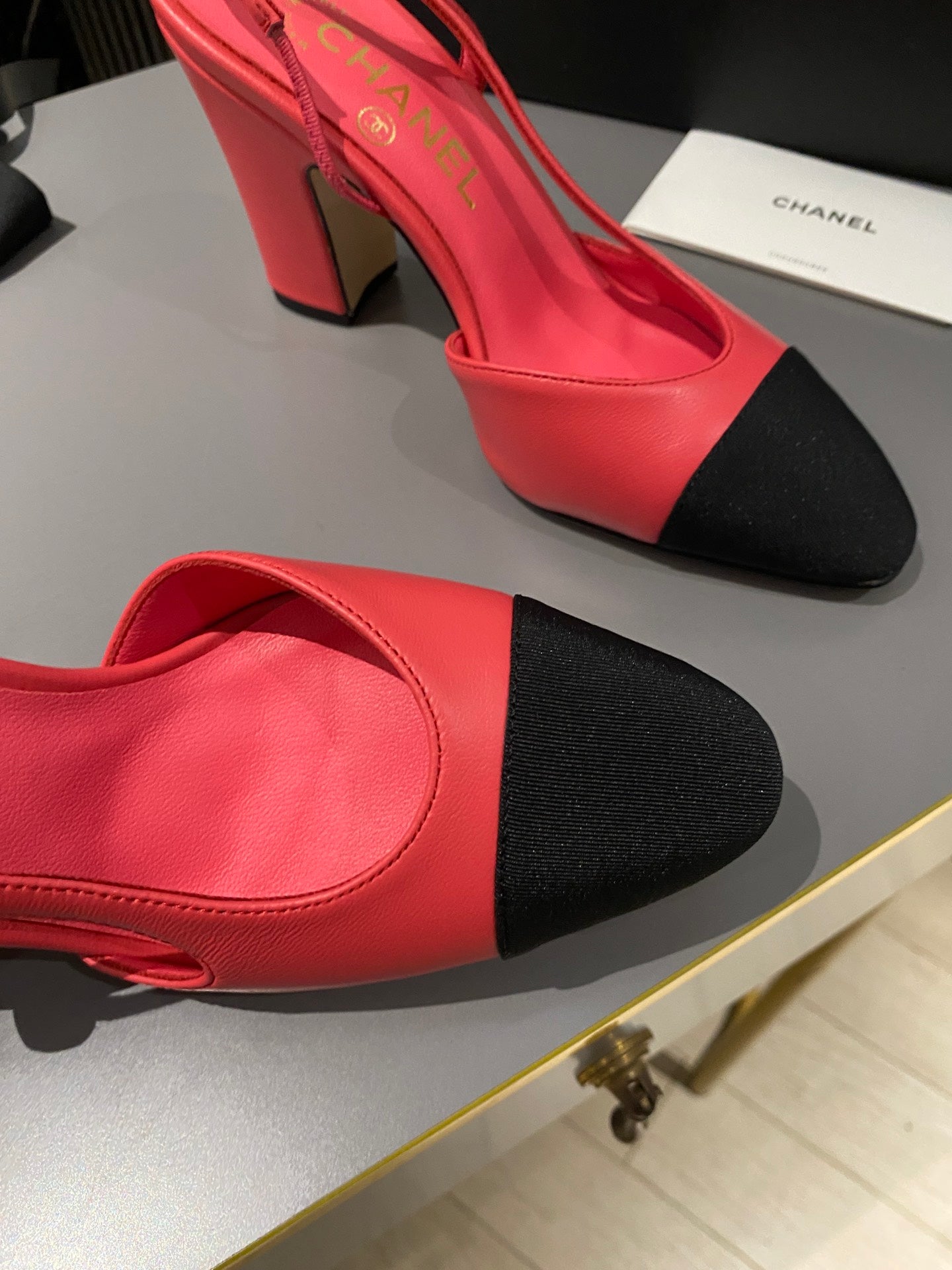 CC Slingback 95mm Red Lambskin