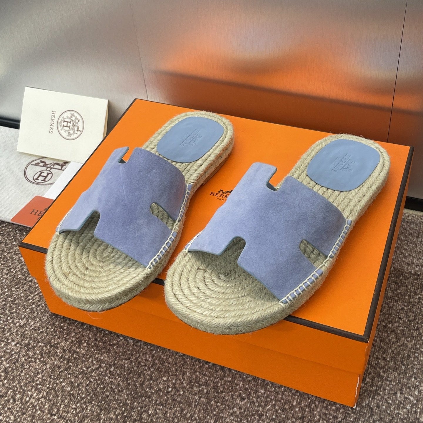HM 25 Antigua Espadrilles Cloud Blue Suede