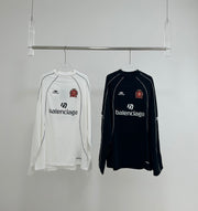 Balenciaga - Manchester United embroidered long sleeve t-shirt 0036