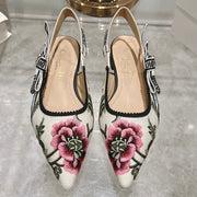 Dior 2026 Multicolor Floral J'Adior Slingback Pump Fabric Leather 630074