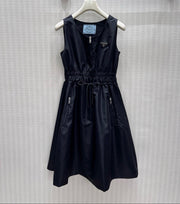 Prada 2026 Vest Dress Black Polyamide 399125