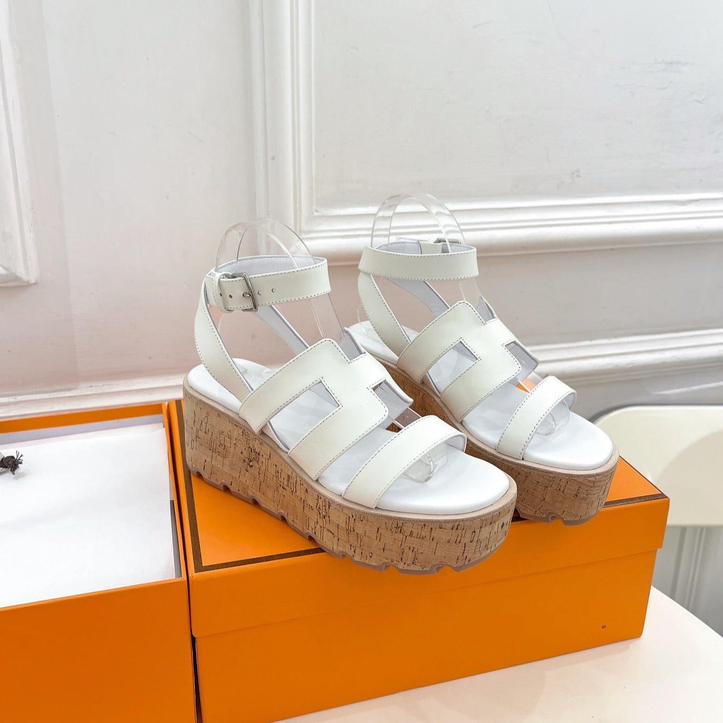 Havane 30 Sandal White