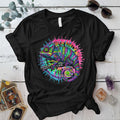 Karma Chameleon T Shirt Black Mockup