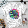 Karma Chameleon T Shirt White Mockup