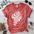 Sage T Shirt Coral Silk Mockup