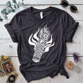 Sage T Shirt Dark Heather Grey Mockup