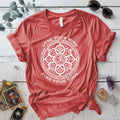 Lose Your Mind T Shirt Coral Silk Mockup