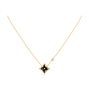 STAR BLACK MOP NECKLACE