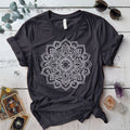 Mandala T-Shirt Mockup dark-heather-grey